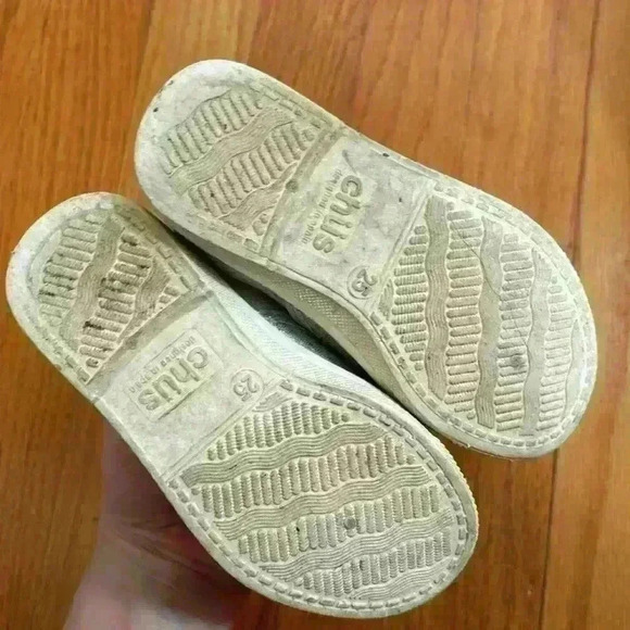 Silver Chus Glitter Slip On No Lace Sneaker - Picture 6 of 7